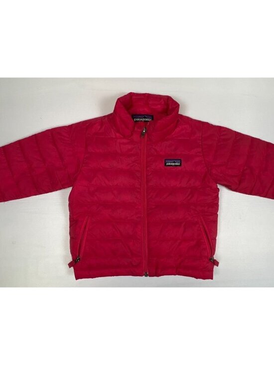 Patagonia Other - Patagonia 18M Baby Down Sweater Puffer Jacket Pink Full Zip Winter Insulated